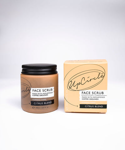 UpCircle Coffee Face Scrub - Citrus Blend for Dry Skin