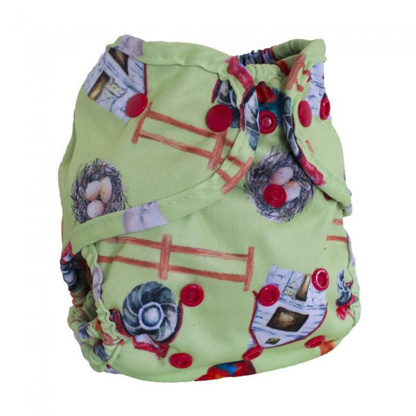Buttons One-Size Cloth Diaper Cover 6-Pack