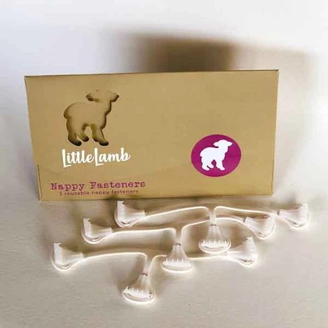 Little Lamb Nappy Fasteners - 3 Pack